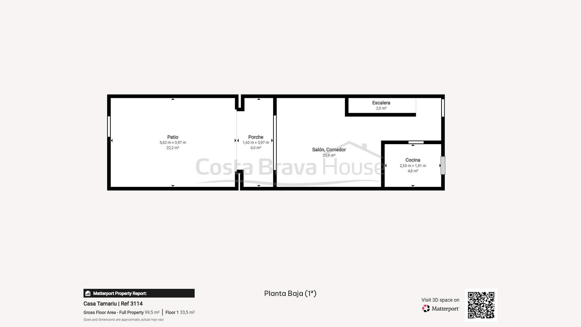 Maison mitoyenne à Tamariu près de la plage avec patio privé, garage et piscine commune
