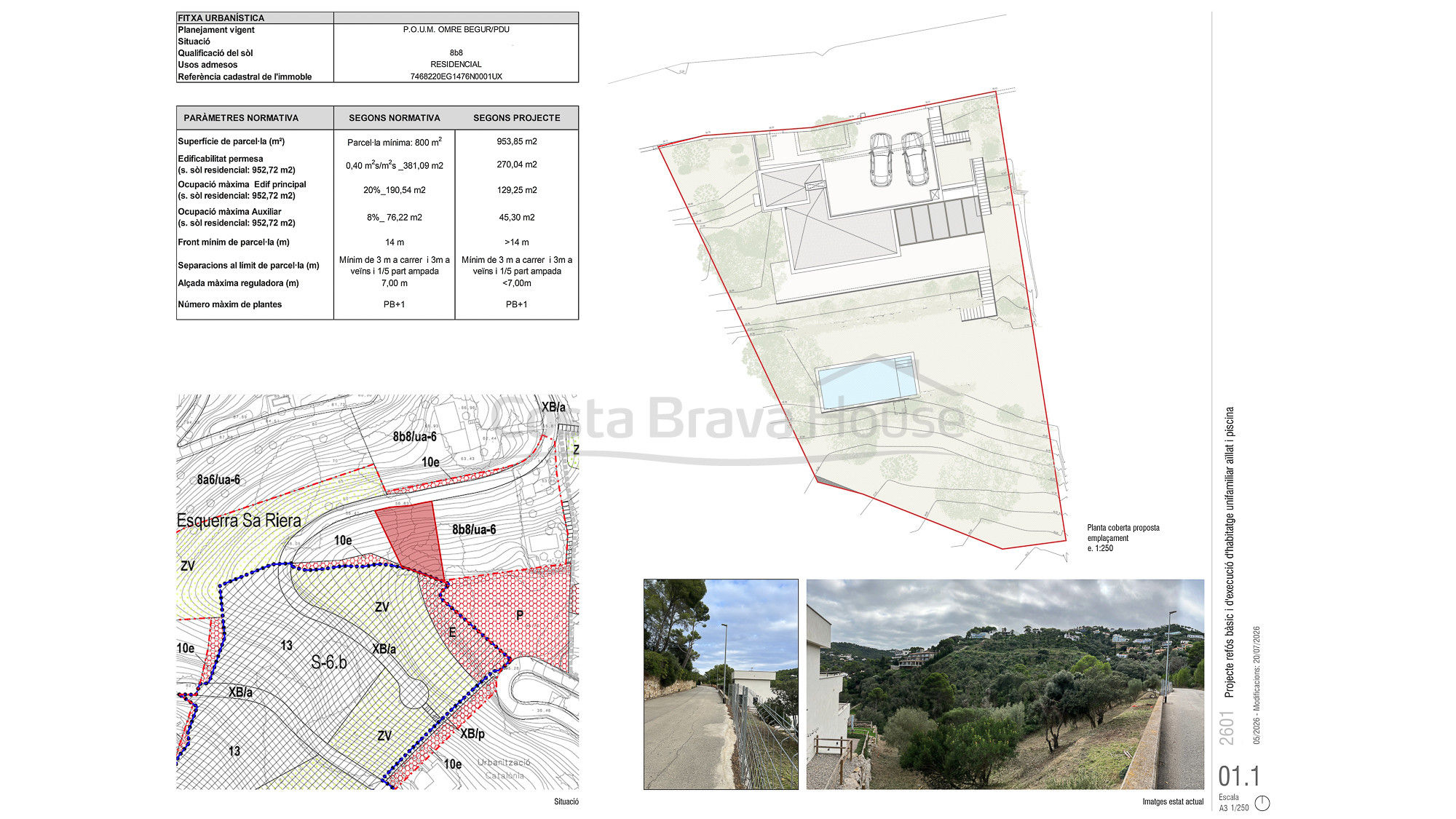 New-build house in Sa Riera, Begur, with infinity pool, 7 minutes’ walk from the beach