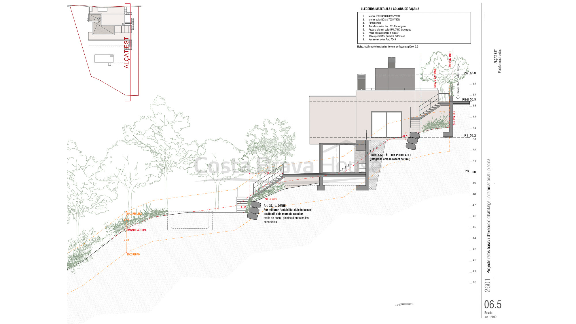 New-build house in Sa Riera, Begur, with infinity pool, 7 minutes’ walk from the beach