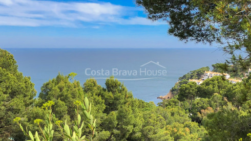 Terrain à bâtir avec vue sur la mer entre les plages de Tamariu et Aiguablava