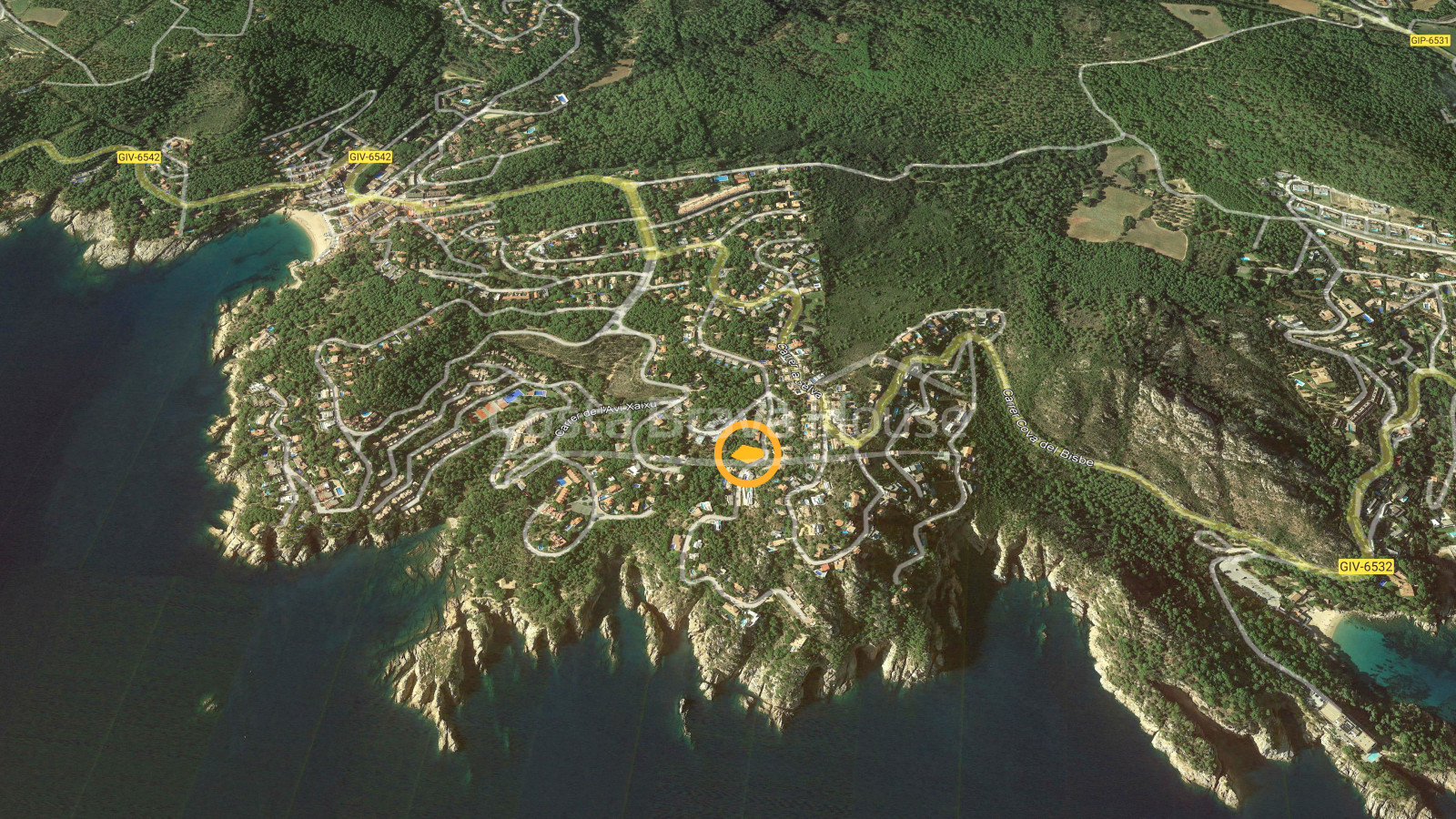 Terrain à bâtir avec vue sur la mer entre les plages de Tamariu et Aiguablava