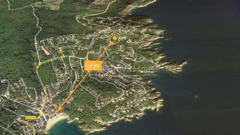 Terreny edificable amb vistes al mar entre les platges de Tamariu i Aiguablava