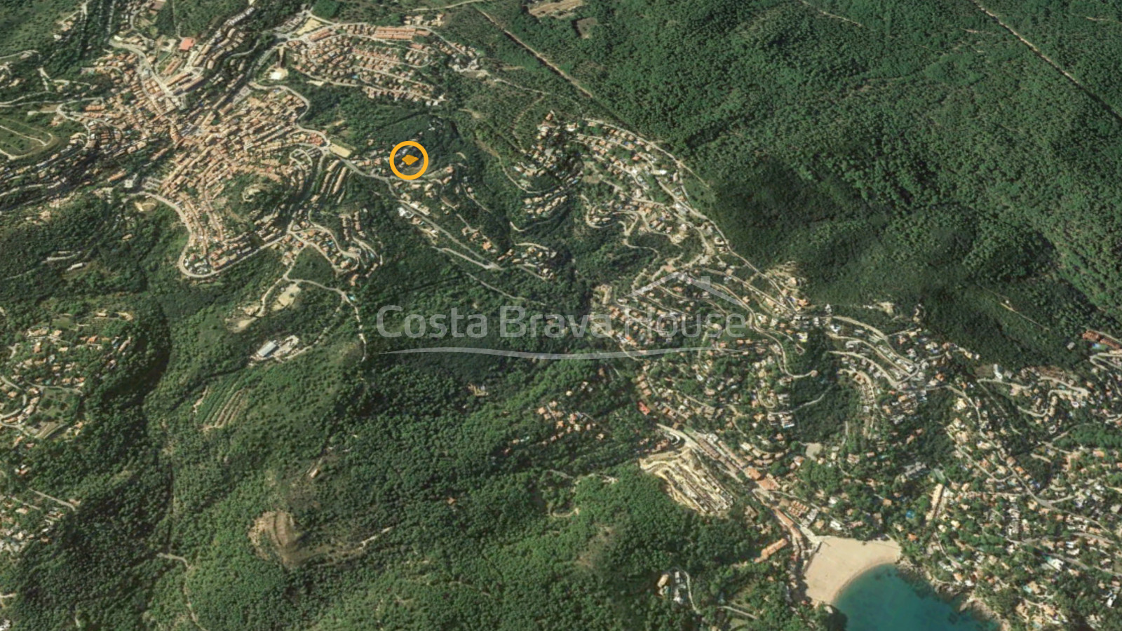 Plot with sea views for sale in Begur, to build a house of up to 342 m² with garage and pool