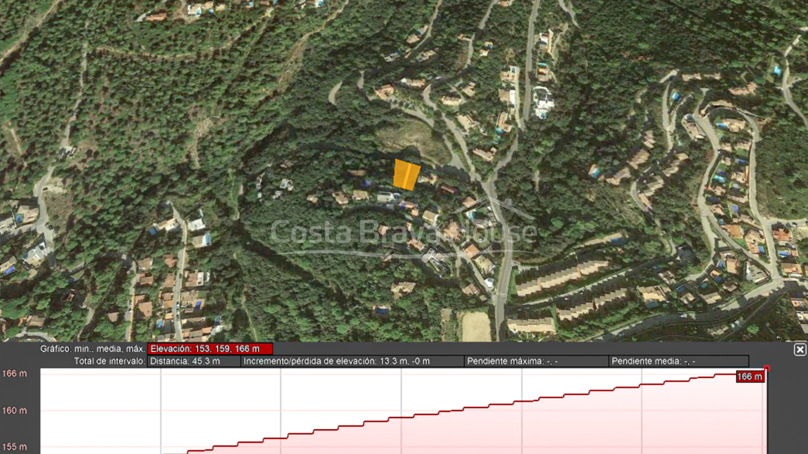 Terreny amb vistes al mar en venda a Begur, per edificar casa de fins a 342 m² amb garatge i piscina