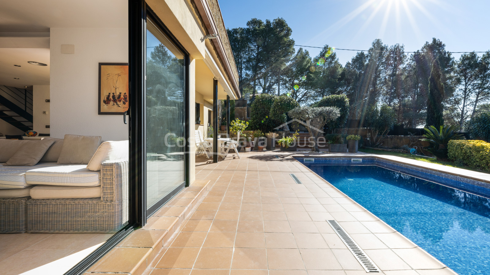 Maison en excellent état, avec jardin et piscine, très proche d'Aiguablava et Tamariu.