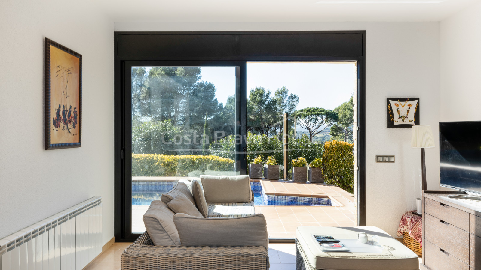 Maison en excellent état, avec jardin et piscine, très proche d'Aiguablava et Tamariu.