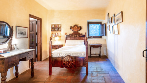 Stately 17th century Catalan country house for sale in Cruilles with 19 ha of land and outbuildings