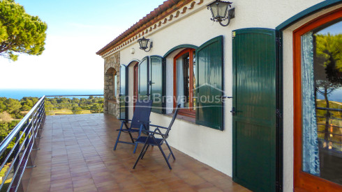 Casa amb impressionants vistes al mar en venda a Begur