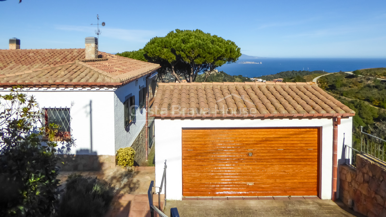 Casa amb impressionants vistes al mar en venda a Begur