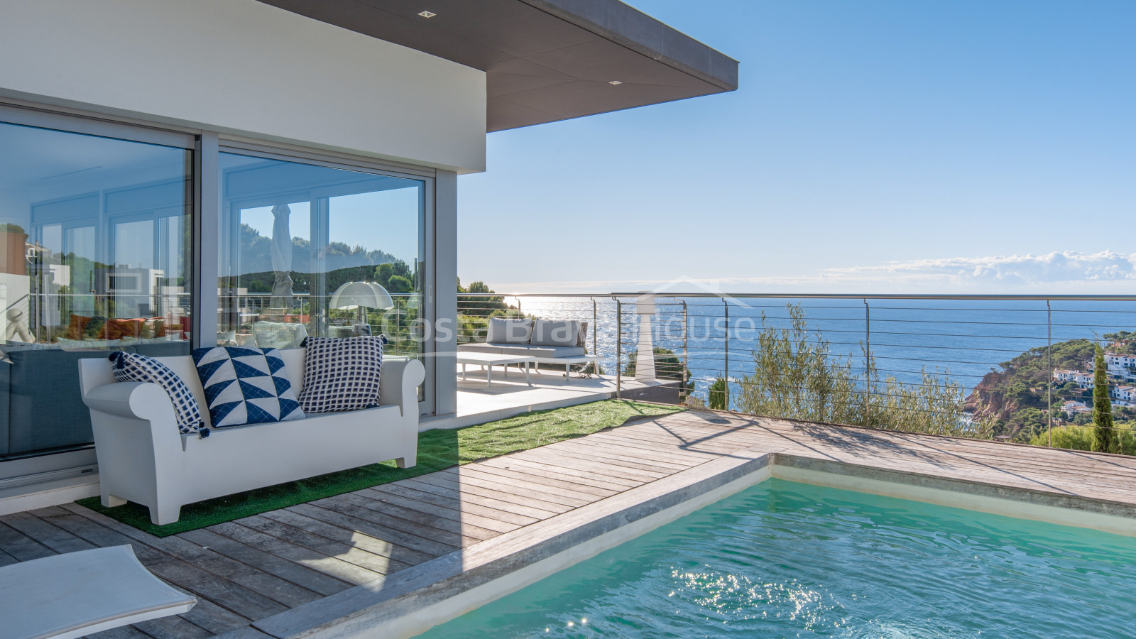 Casa de luxe amb vistes a la mar i piscina a 5 minuts de la platja de Tamariu