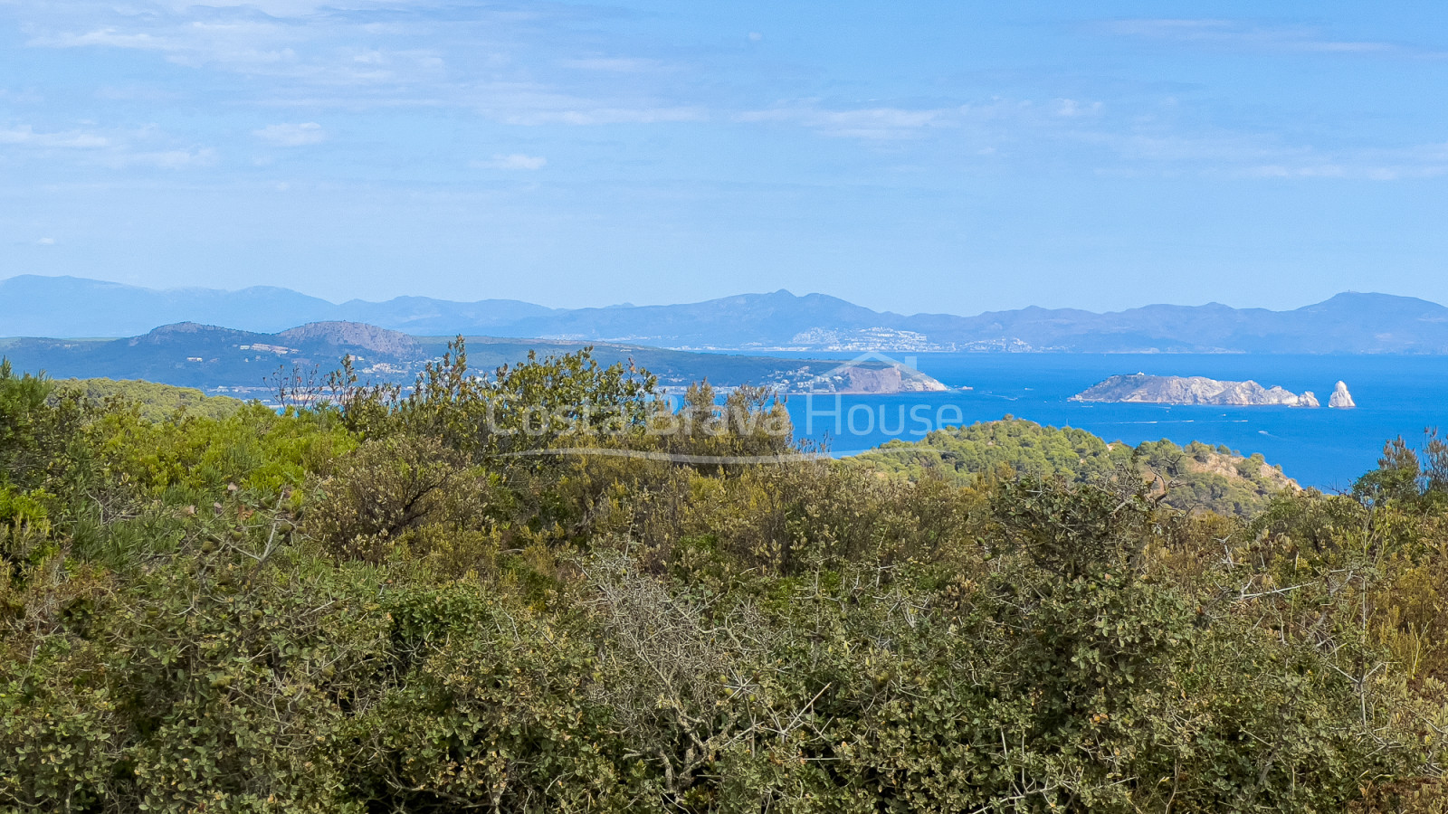 Terrain avec vue sur la mer à Begur Sa Tuna La Borna