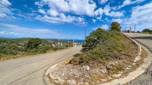 Plot with sea views in Begur Sa Tuna La Borna