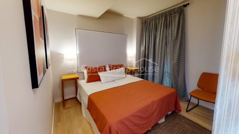 New construction apartment between Begur and Pals with sea views, pool and garage