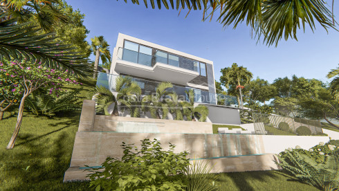 Casa de obra nueva en Lloret de Mar, urbanización Font Sant Llorenç