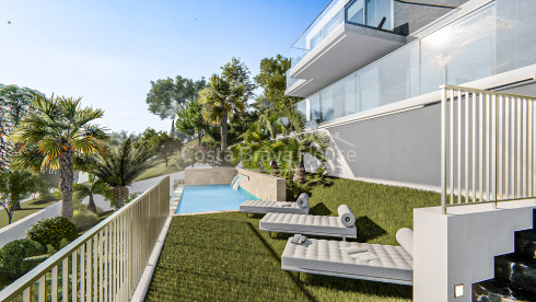 Newly built house in Lloret de Mar, Font Sant Llorenç urbanization