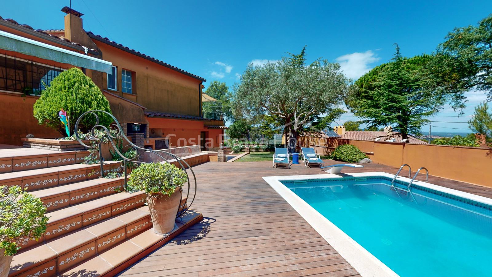 House with garden and pool in Llafranc, near the beach