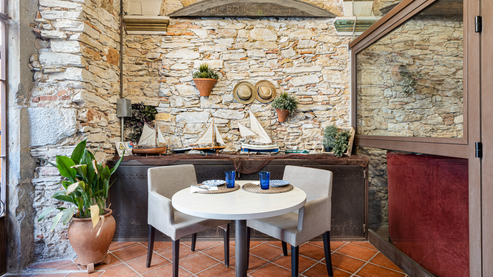 Hôtel de charme dans un manoir indien rénové, au centre de Begur.