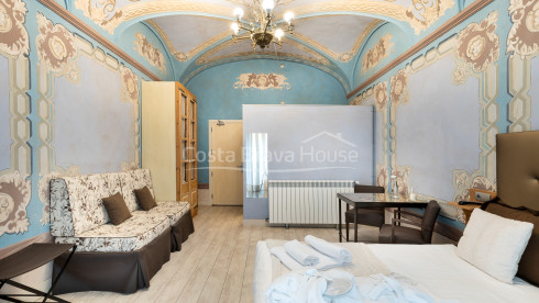 Hôtel de charme dans un manoir indien rénové, au centre de Begur.