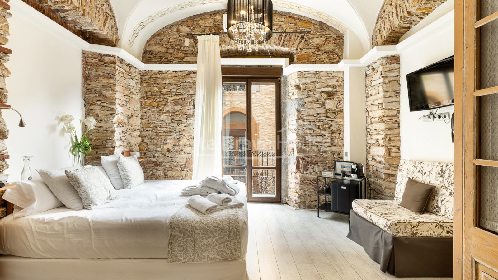 Hôtel de charme dans un manoir indien rénové, au centre de Begur.