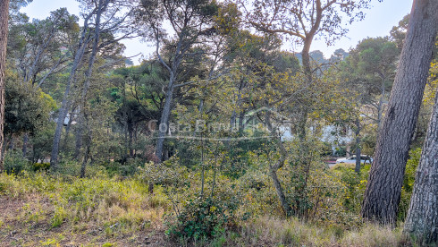 Terrain à vendre à Llafranc avec vue sur la mer et orientation est