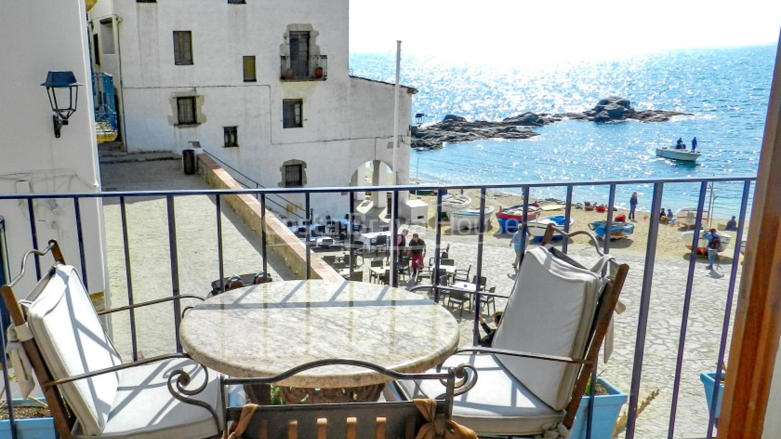 Spectacular front line sea view apartment for sale in Calella