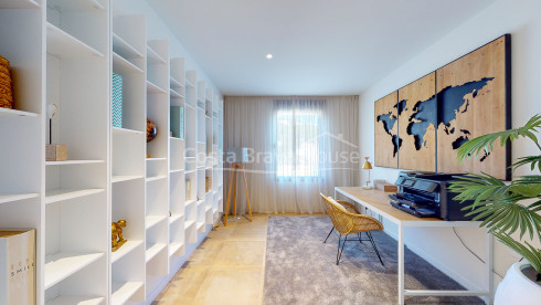 Nieuwbouwappartement met zeezicht te koop in Sa Riera (Begur)
