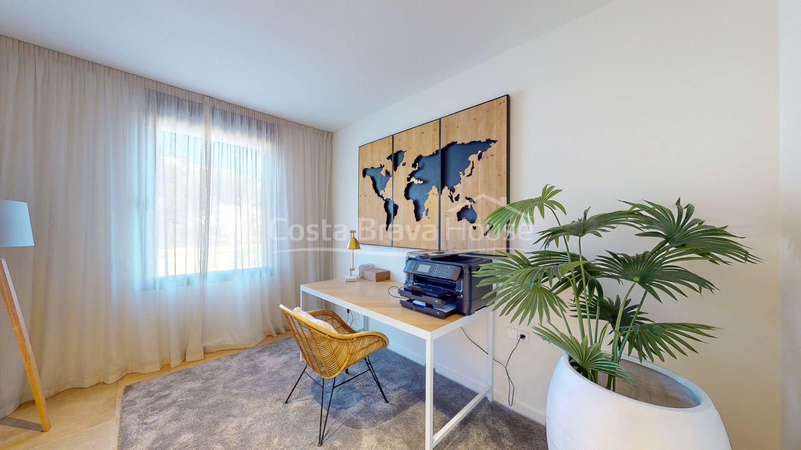 Nieuwbouwappartement met zeezicht te koop in Sa Riera (Begur)