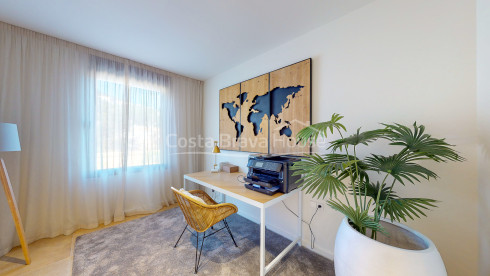 Nieuwbouwappartement met zeezicht te koop in Sa Riera (Begur)