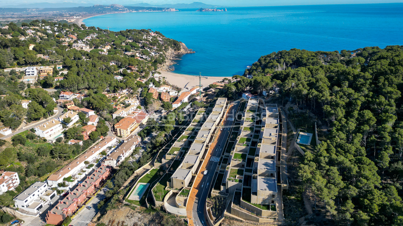 Appartement neuf avec vue mer à vendre à Sa Riera (Begur)