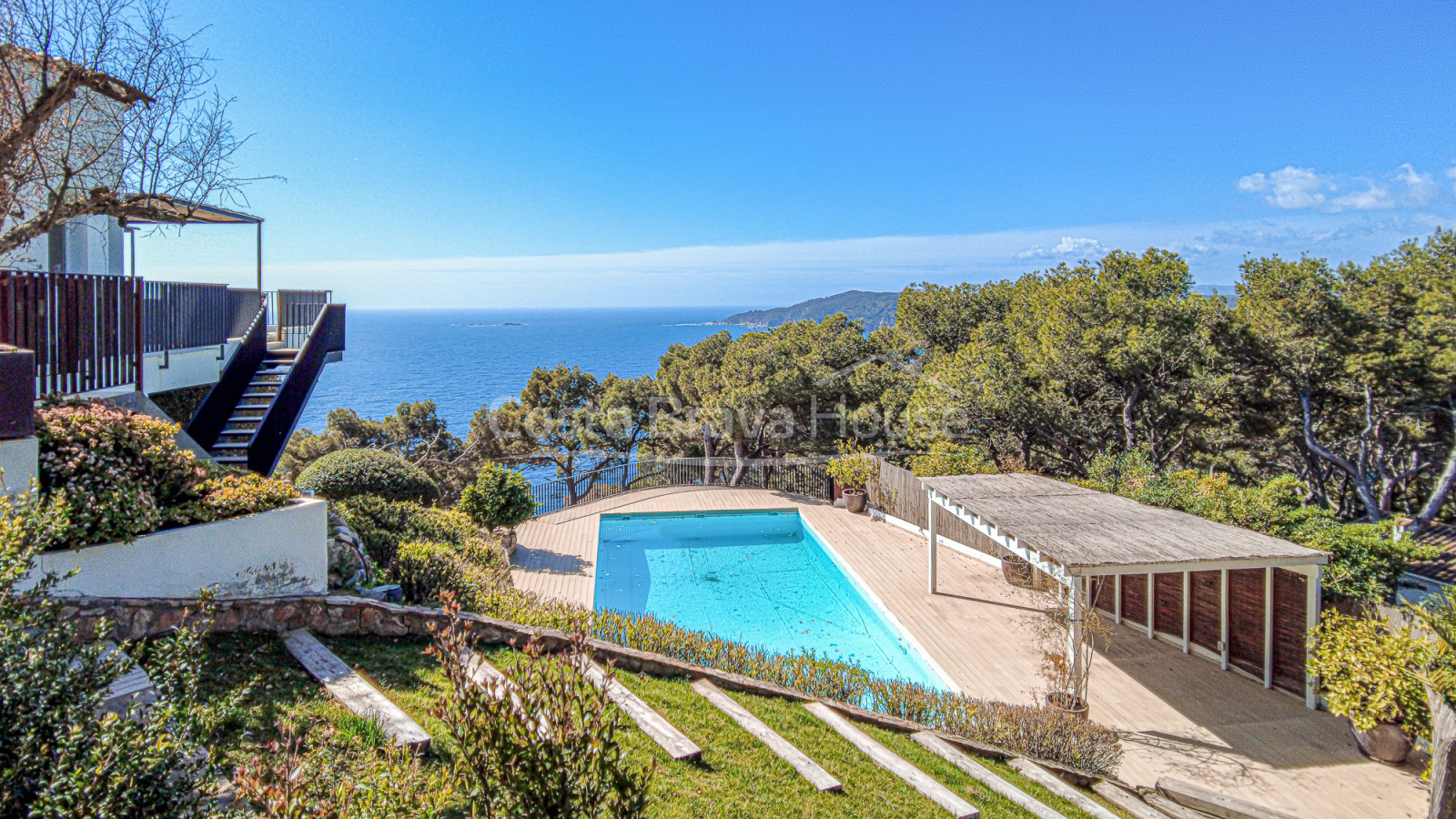 Elegante villa de lujo en Llafranc con increíbles vistas al mar