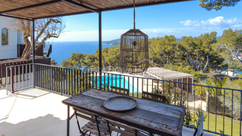 Elegante villa de lujo en Llafranc con increíbles vistas al mar