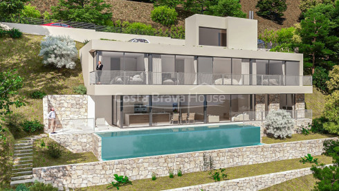 Luxury new build villa with sea views, Begur Sa Tuna