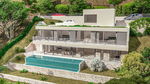 Luxury new build villa with sea views, Begur Sa Tuna