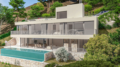 Luxury new build villa with sea views, Begur Sa Tuna