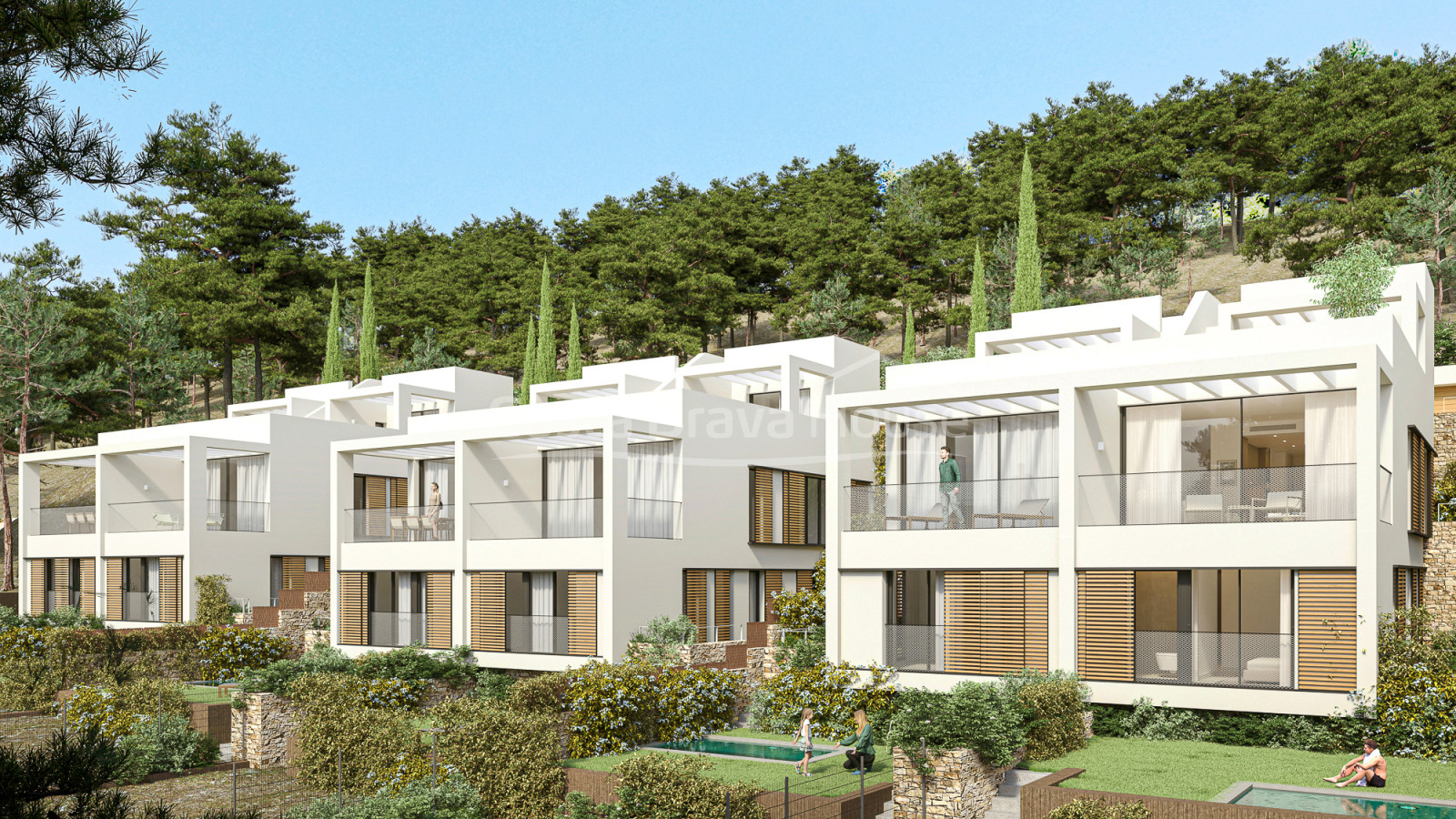 Casa de luxe d´obra nova amb jardí i piscina a Begur