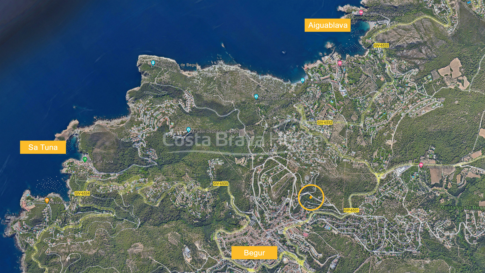 Perceel te koop in Begur Son Ric, Costa Brava