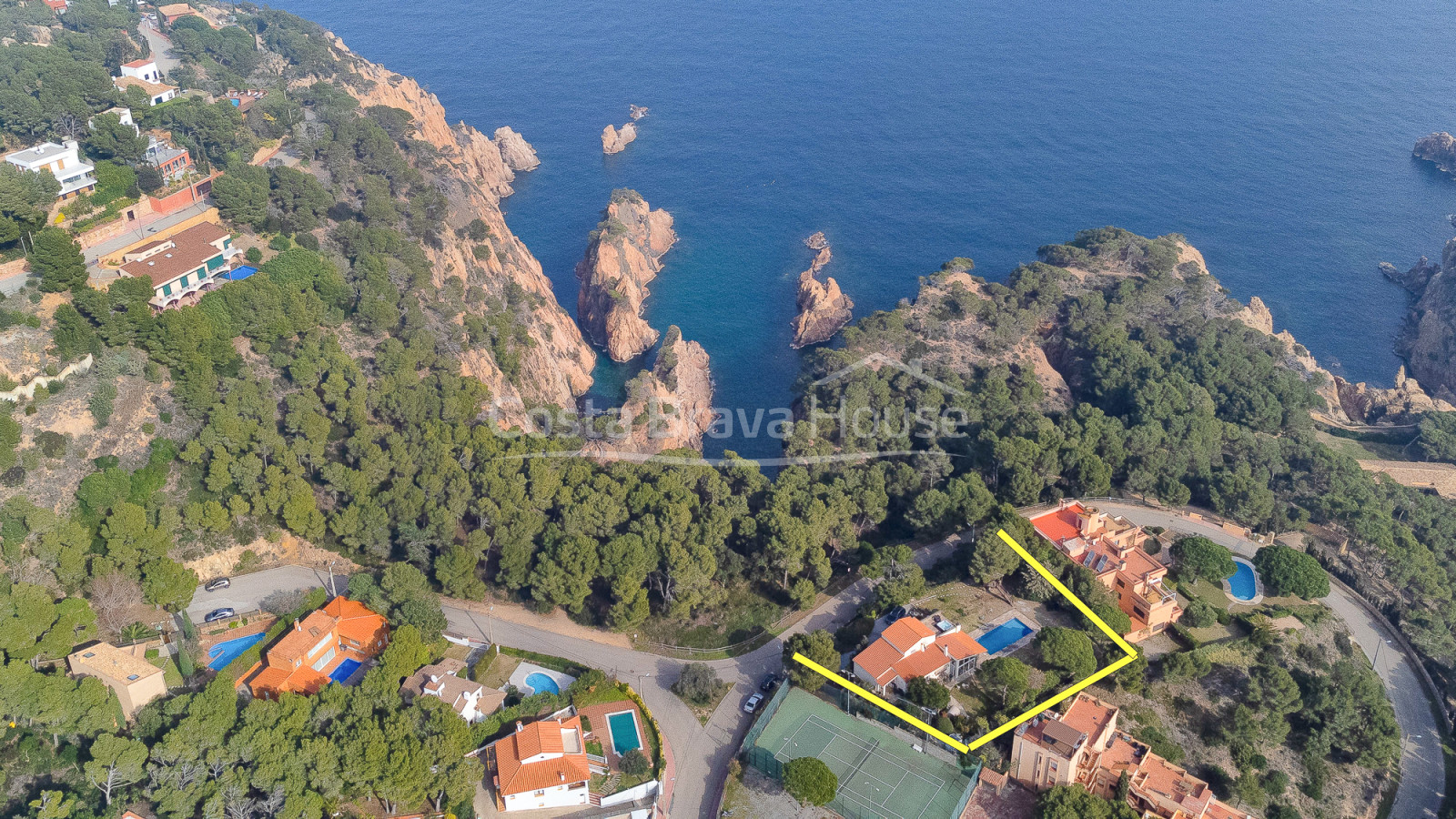 Luxury villa with sea view in Tamariu, Costa Brava