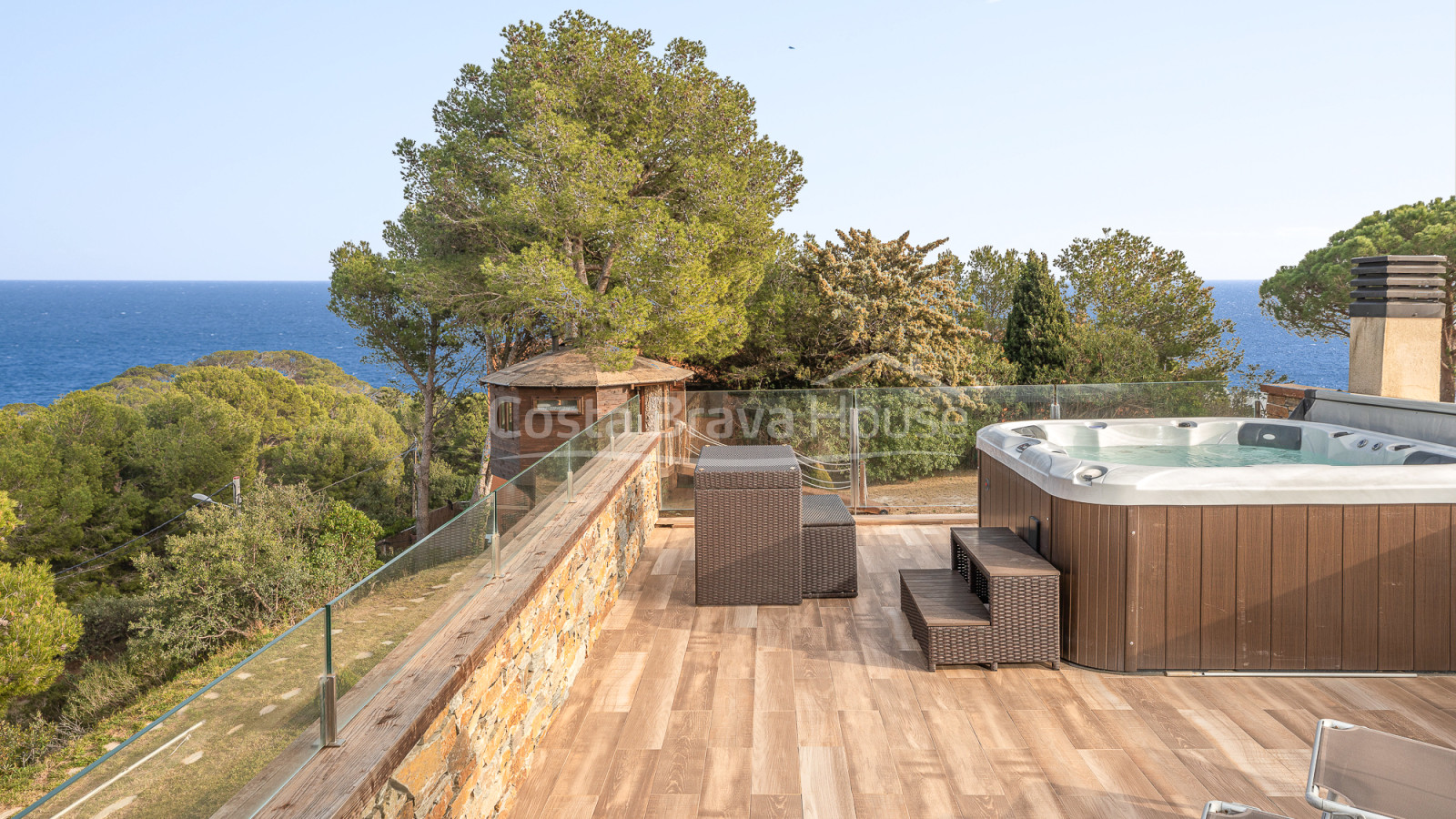 Luxury villa with sea view in Tamariu, Costa Brava