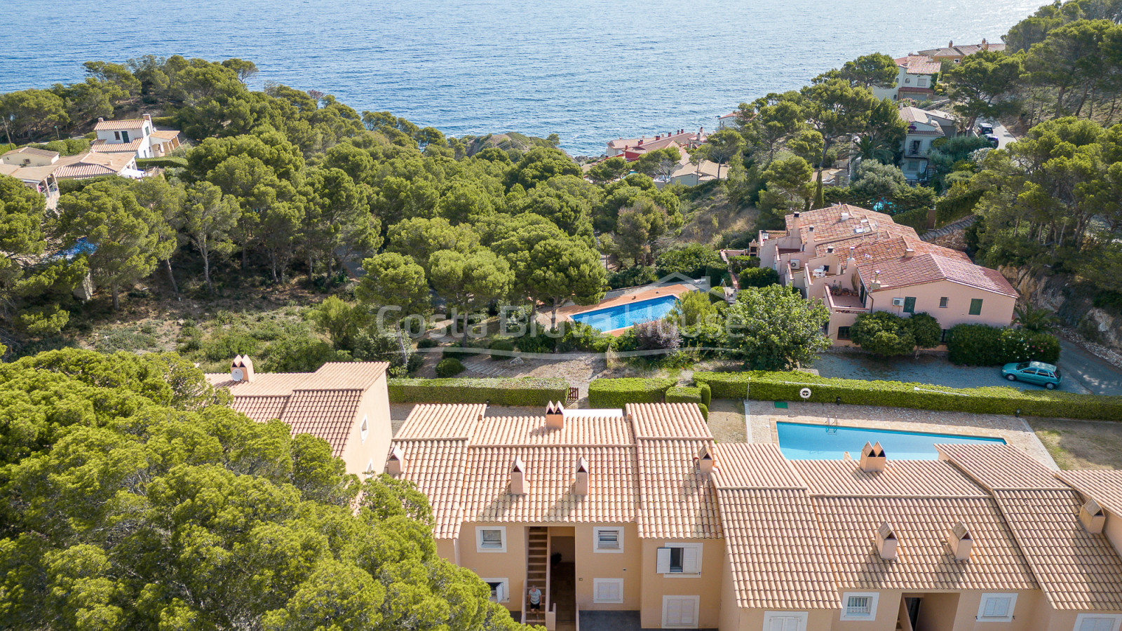 Appartement avec vue sur la mer, terrasse et piscine à Begur Sa Tuna