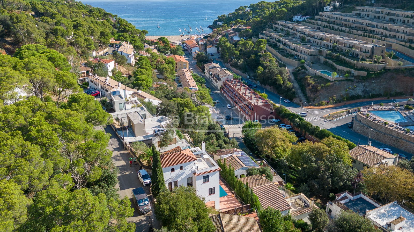 Casa mediterránea con vista mar en Begur Sa Riera