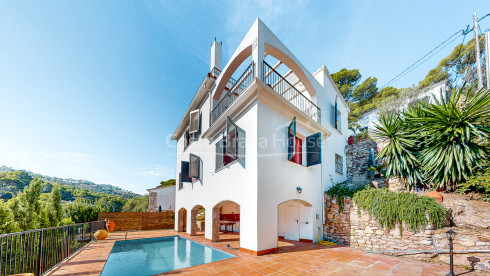 Maison méditerranéenne avec vue mer à Begur Sa Riera