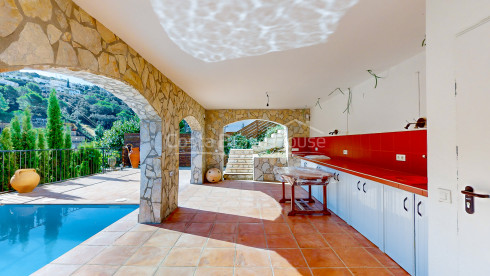 Maison méditerranéenne avec vue mer à Begur Sa Riera