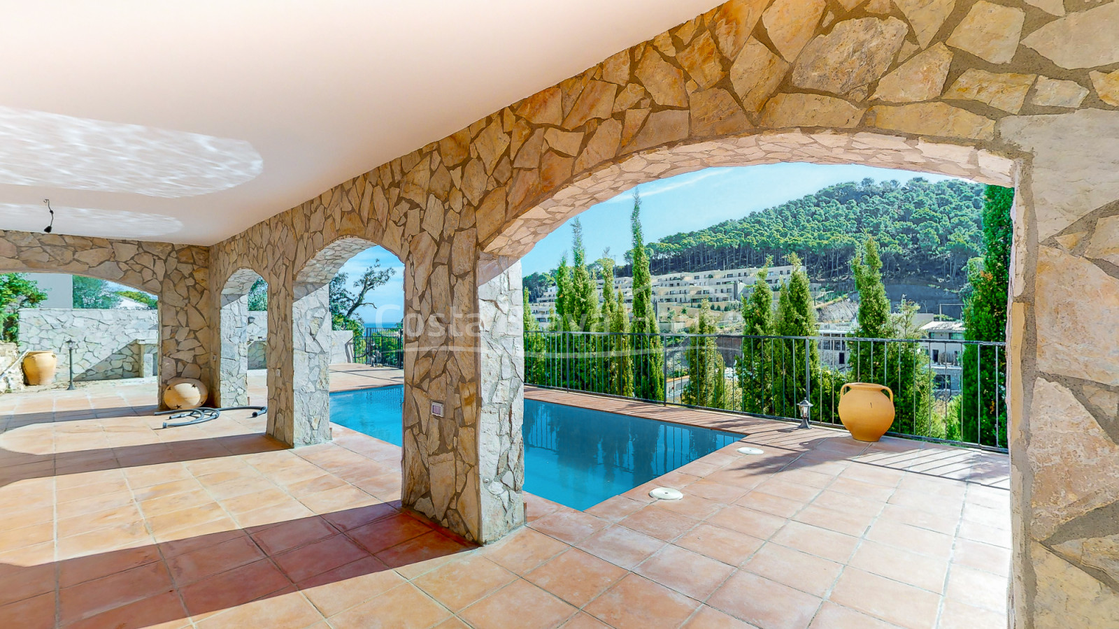 Maison méditerranéenne avec vue mer à Begur Sa Riera