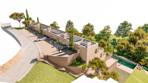 Exclusive development of townhouses in Begur, Costa Brava