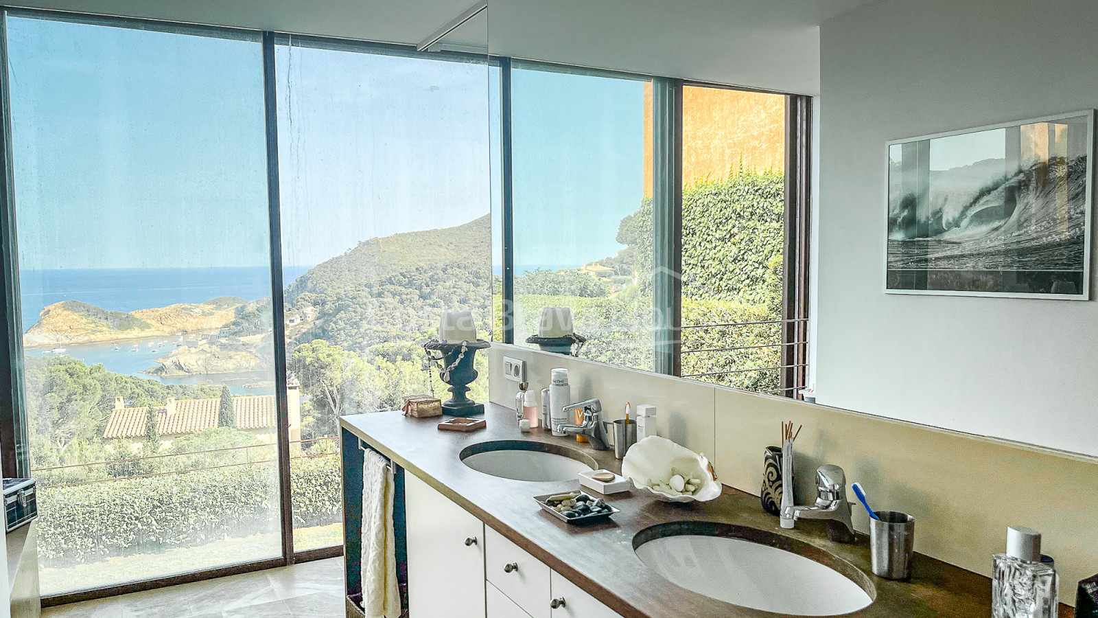 Casa de lujo en Aiguafreda, Begur con vistas al mar y piscina