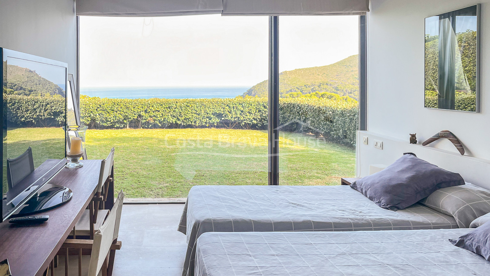 Casa de lujo en Aiguafreda, Begur con vistas al mar y piscina