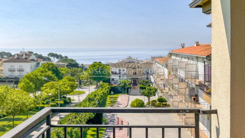Apartment with terrace and sea view in Calella Palafrugell Costa Brava
