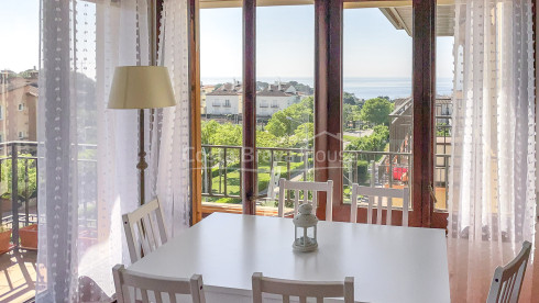 Apartment with terrace and sea view in Calella Palafrugell Costa Brava