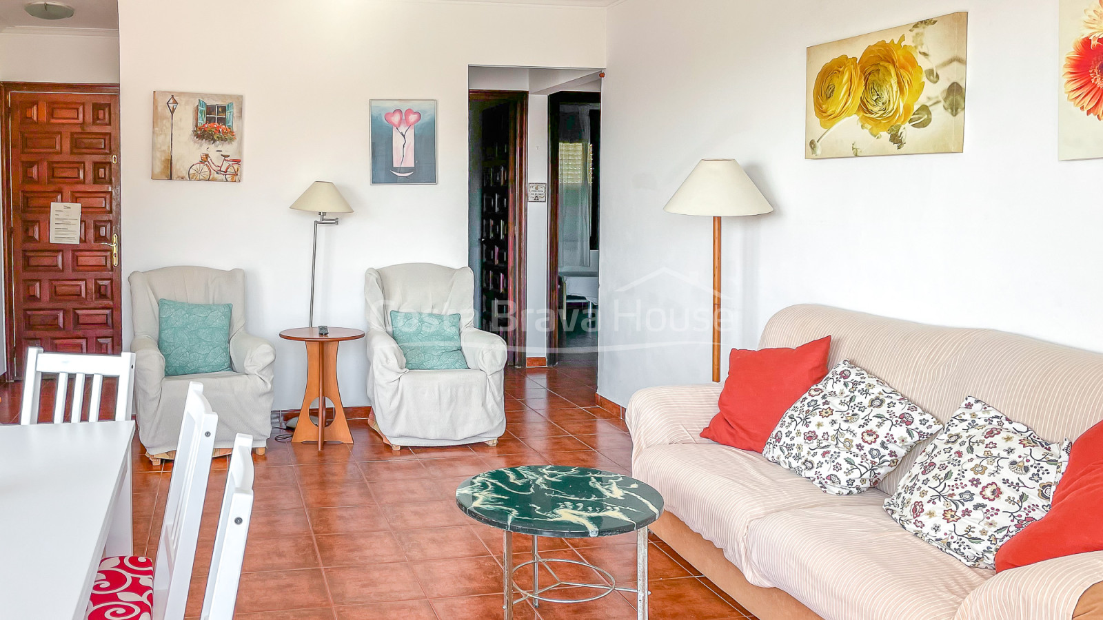 Apartment with terrace and sea view in Calella Palafrugell Costa Brava