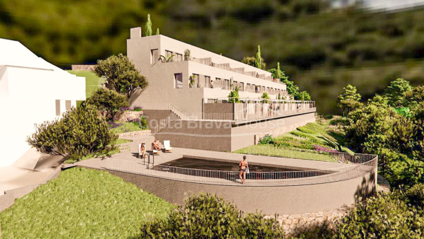 Exclusive development of townhouses in Begur, Costa Brava